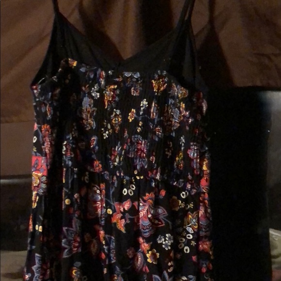 Floral print spaghetti strap long dress - Picture 4 of 7